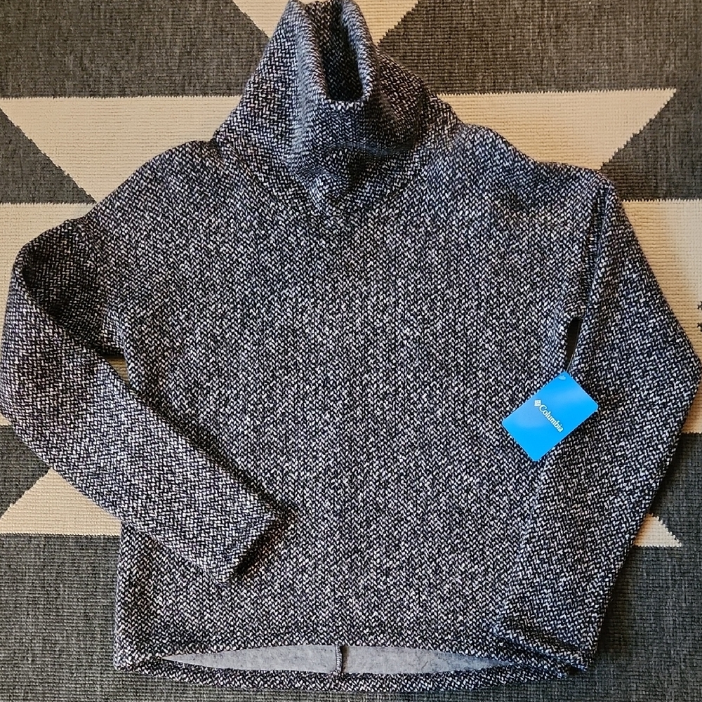 Columbia Chillin Fleece Pullover - Tweed/Houndstooth